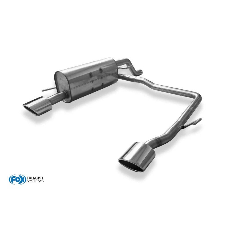Silencieux Arrière Complet Pour OPEL CORSA D (2006-2009) 1.2 80cv - BFC - Neuf Avec Garantie 2 Ans