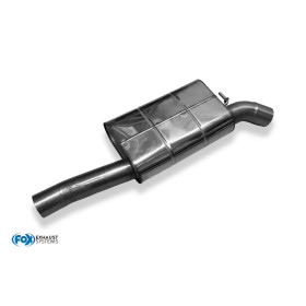 Silent rear duplex stainless steel 1x160x80mm type 53 for VOLKSWAGEN T5/T6 4-MOTION