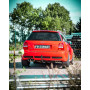 Silencieux arrière (Ø90mm) sport 100% inox 2x90mm type 25 pour AUDI RS4 QUATTRO TYPE B5