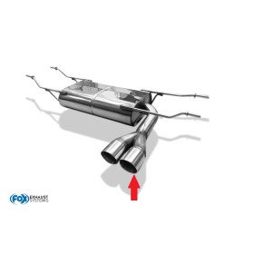 Embout d'échappement 2x70mm type 25 - MAZDA MX5 (ND)