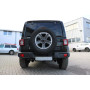 Silent rear duplex stainless steel 1x100mm type 25 for JEEP WRANGLER IV TYPE JK