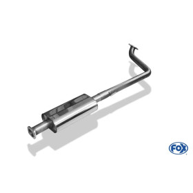 Silencieux avant inox pour HYUNDAI KONA 2WD