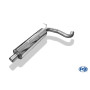 Silent stainless steel rear 2x80mm type 16 for SEAT ATECA 4x4 TYPE 5FP