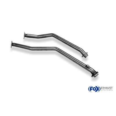 copy of Silent rear duplex stainless steel 1x160x80mm type 53 for VOLKSWAGEN T5/T6 4-MOTION
