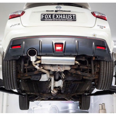 copy of Silent rear duplex stainless steel 1x115x85mm type 32 for NISSAN JUKE TYPE F15 4x4