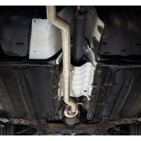 copy of Silent rear duplex stainless steel 1x115x85mm type 32 for NISSAN JUKE TYPE F15 4x4
