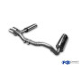 copy of Silent rear "sidepipe" stainless steel 2x115x85mm type 38 for MERCEDES CLASSE G TYPE 463