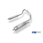 copy of Silent rear "sidepipe" stainless steel 2x80mm type 14 for MERCEDES CLASSE G500 TYPE 463