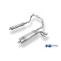copy of Silent rear "sidepipe" stainless steel 2x80mm type 14 for MERCEDES CLASSE G500 TYPE 463