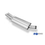 copy of Silent rear duplex stainless steel 1x160x80mm type 53 for VOLKSWAGEN T5/T6 4-MOTION