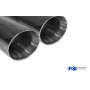 Silencieux arrière sport 100% inox 2x100mm type 25 (centrale) pour MINI COOPER S TYPE F56/F57