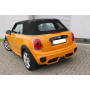 copy of Silent rear duplex stainless steel central output 2x76mm type 17 for MINI COOPER S R53