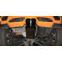 copy of Silent rear duplex stainless steel central output 2x76mm type 17 for MINI COOPER S R53