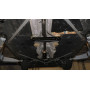 copy of Silent rear duplex stainless steel central output 2x76mm type 17 for MINI COOPER S R53