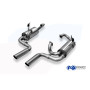 Silencieux arrière duplex sport 100% inox 1x70mm type 14 pour VOLKSWAGEN COCCINELLE
