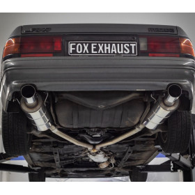 copy of Silent rear duplex stainless steel 1x90mm type 13 for MAZDA RX8
