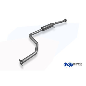 Silencieux avant sport inox pour HONDA CIVIC 5 (EG2/EG3)
