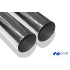 Silencieux arrière duplex sport inox 2x90mm type 10 pour HONDA CIVIC 5 (EG2/EG3/EG4/EG6 EK3/EK4)