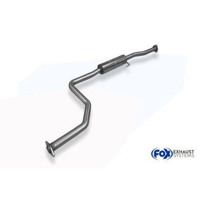 Silencieux avant sport inox pour HONDA CIVIC 6 (EJ9 Hatchback)