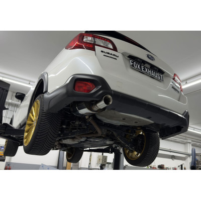 Silencieux arrière inox 1x90mm type 25 pour SUBARU OUTBACK TYPE BS