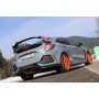 Silencieux arrière sport inox 3x100/90/100mm type 25 pour HONDA CIVIC 10 TYPE R (FK801)