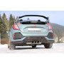 Silencieux arrière sport inox 3x100/90/100mm type 25 pour HONDA CIVIC 10 TYPE R (FK801)