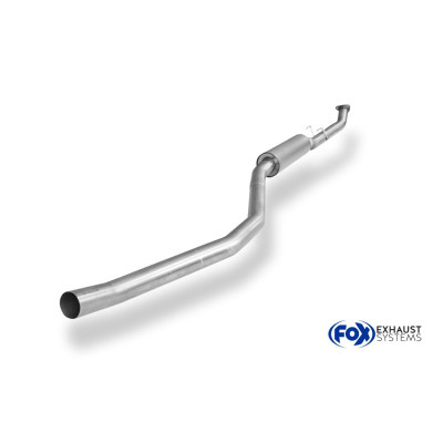 Silencieux avant sport inox pour HONDA CIVIC 10 TYPE R