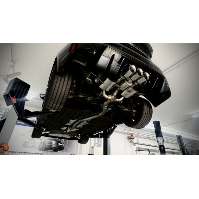 Catback (CE) sport inox 3x100mm type 25 pour HONDA CIVIC 11 TYPE R