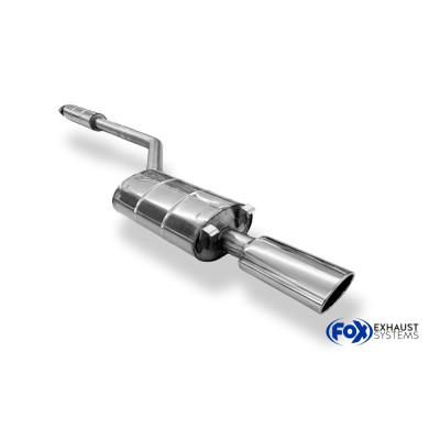 Catback silencieux arrière sport inox 1x115x85mm type 44 pour PORSCHE 968