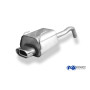 Silencieux arrière duplex inox 1x135x80mm type 53 pour FIAT 500/500C