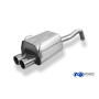 Silencieux arrière duplex inox 2x76mm type 12 pour FIAT 500/500C