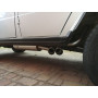 Silent rear "sidepipe" stainless steel 2x76mm type 14 for MERCEDES CLASSE G TYPE 463