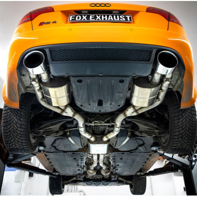 Catback duplex sport 100% inox 1x160x130mm pour AUDI RS4 type B7