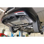 Silent rear duplex stainless steel on original output for OPEL INSIGNIA B SPORTS TOURER