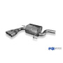 copy of Silent rear duplex stainless steel 1x160x80mm type 53 for VOLKSWAGEN T5/T6 4-MOTION