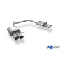 copy of Silent rear duplex stainless steel 1x145x65mm type 59 for SEAT LEON ST TYPE 5F