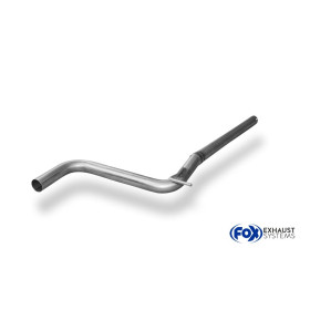 copy of Silent rear duplex stainless steel 1x145x65mm type 59 for SEAT LEON ST TYPE 5F