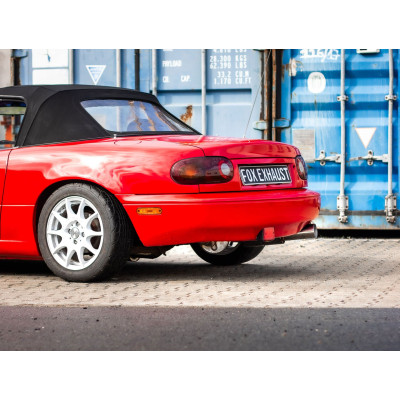 Catback "JDM" 100% inox sport 1x90mm type 10 pour MAZDA MX5 TYPE NA