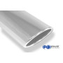 copy of Silent stainless steel rear 1x135x80mm type 52 for HONDA CIVIC IV