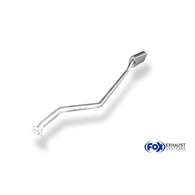 Silencieux avant sport inox pour HONDA CIVIC 7 (EU7/EU8)