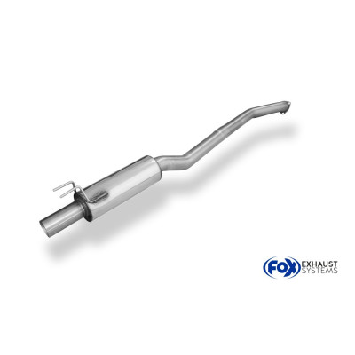 Silencieux avant sport inox pour HONDA CIVIC 7 TYPE R (EP3)