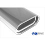 copy of Silent stainless steel rear 1x135x80mm type 52 for HONDA CIVIC IV