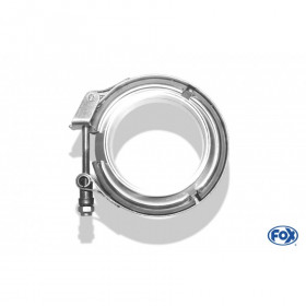 Collier en V inox / Ø127mm