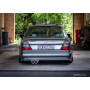 copy of Silent stainless steel rear 2x55mm type 28 for MERCEDES CLASSE E TYPE W124