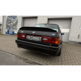 Silencieux arrière inox 1x76mm type 18 pour BMW SERIE 3 318is (M-Tech 2) TYPE E30