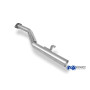 copy of Silent stainless steel rear 1x70mm type 10 for BMW SERIE 3 318is TYPE E30