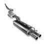 Ligne d'échappement complète sport 100% inox FOX (2x50mm type 12R) pour MERCEDES 123 4 cylindres