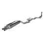 Ligne d'échappement complète sport 100% inox FOX (2x55mm type 10) pour MERCEDES 123 4 cylindres
