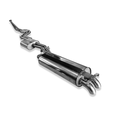 Ligne d'échappement complète sport 100% inox FOX (2x55mm type 26) pour MERCEDES 123 4 cylindres