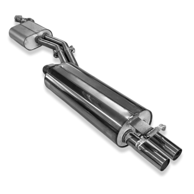 Demi-ligne d'échappement sport 100% inox FOX (2x55mm type 10) pour MERCEDES 123 4 cylindres